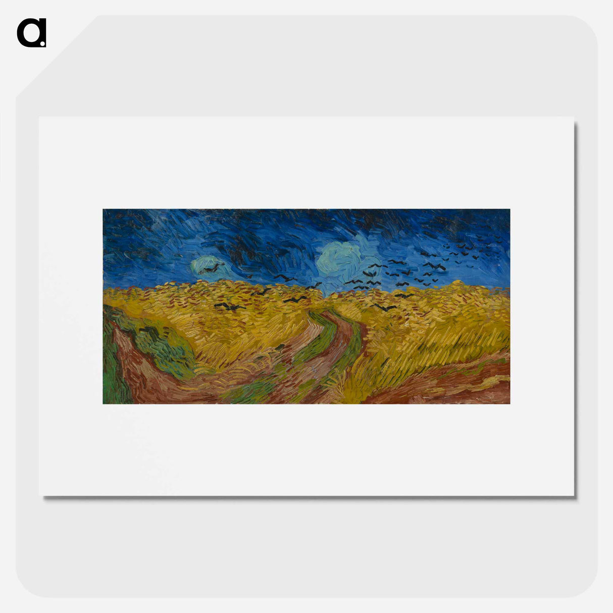 Wheatfield with Crows - Vincent van Gogh Poster.