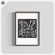 アートポスター-Love is Enough–Initial letter “L” entwined with Laurel Leaves - ウィリアム モリス Poster.