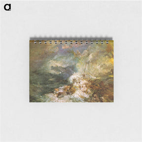 アートメモ帳-Fire at Sea - ウィリアム ターナー Memo.