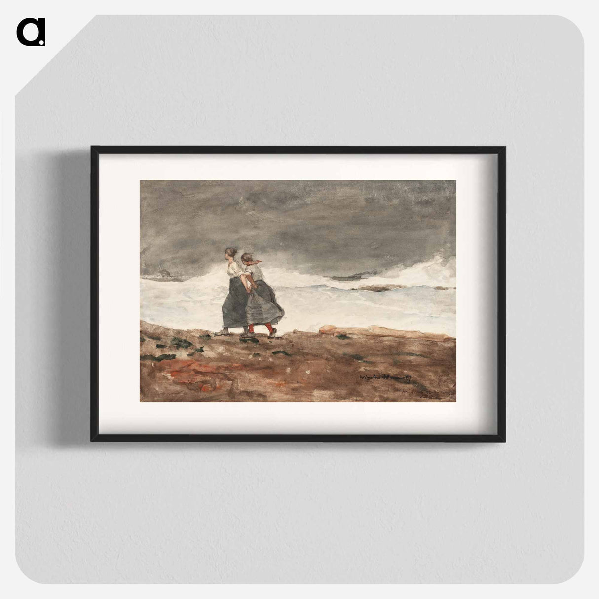 Danger - Winslow Homer Poster.