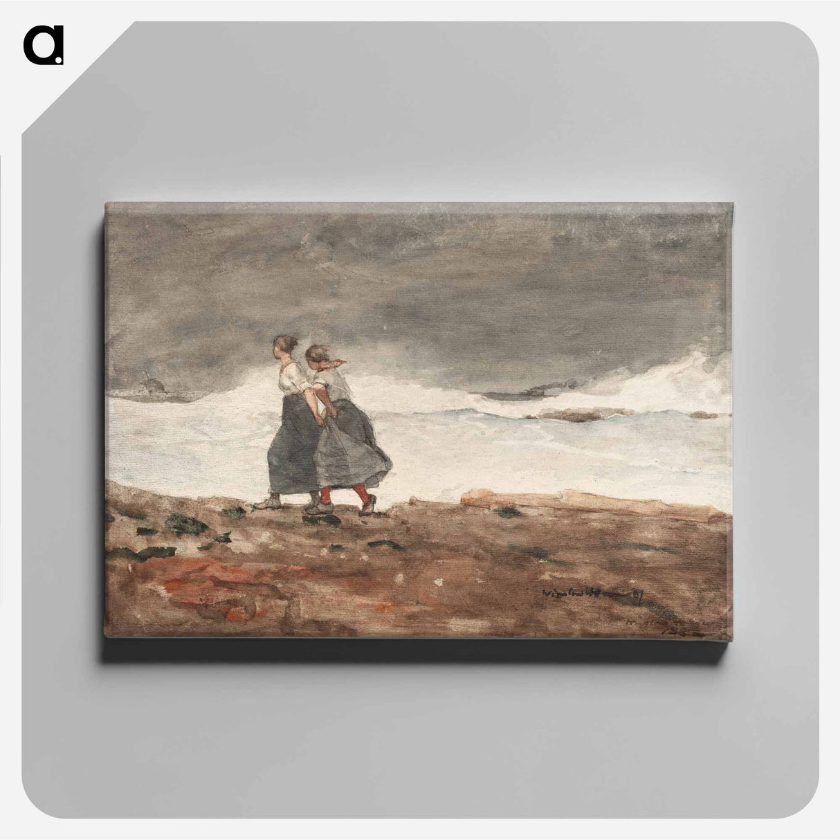 Danger - Winslow Homer Canvas.