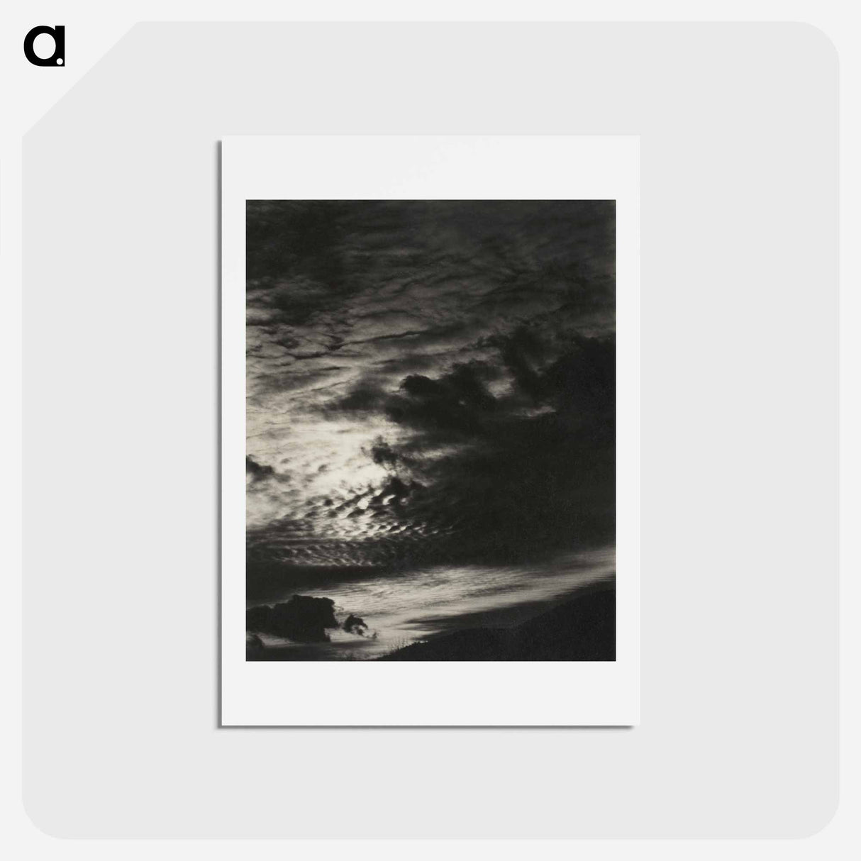 アートポストカード-Equivalent, from Set A (Third Set, Print 1) - アルフレッド スティーグリッツ Postcard.