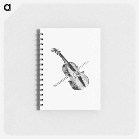 アートメモ帳-Violin from Gerard Mastyn
 - 大英図書館 Memo.