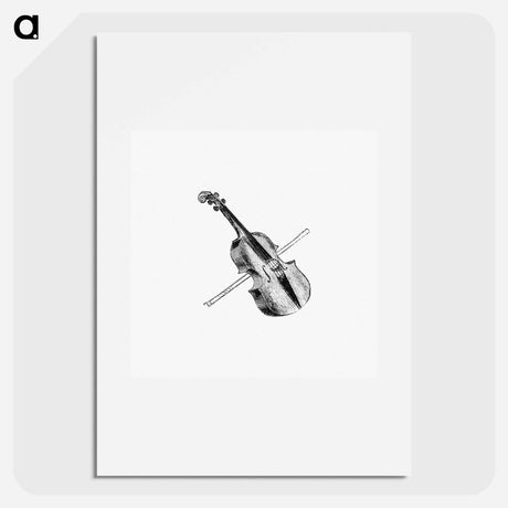 アートポスター-Violin from Gerard Mastyn
 - 大英図書館 Poster.