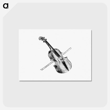 アートポストカード-Violin from Gerard Mastyn
 - 大英図書館 Postcard.