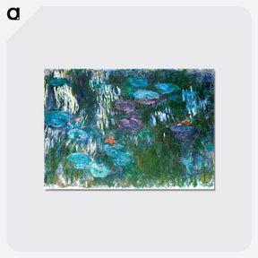 アートポストカード-Water Lilies - クロード モネ Postcard.