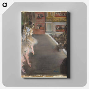 アートパネル-Dancers at the old Opera House - エドガー ドガ Canvas.