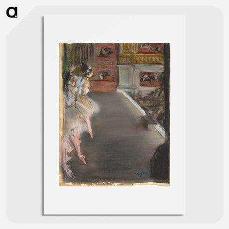 アートポスター-Dancers at the old Opera House - エドガー ドガ Poster.