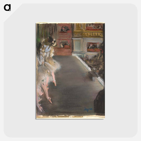 アートポストカード-Dancers at the old Opera House - エドガー ドガ Postcard.