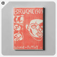 アートパネル-Cover of the Fourth Yearbook of the Artist Group the Brucke - エルンスト ルートヴィヒ キルヒナー Canvas.