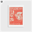 アートポストカード-Cover of the Fourth Yearbook of the Artist Group the Brucke - エルンスト ルートヴィヒ キルヒナー Postcard.