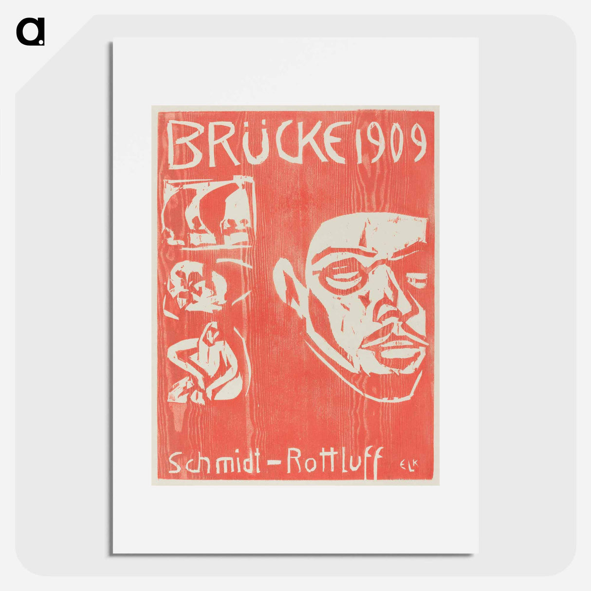 Cover of the Fourth Yearbook of the Artist Group the Brucke - Ernst Ludwig Kirchner Poster.