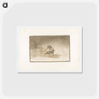 アートポストカード-The Famous Martincho Places the Banderillas, Playing the Bull with the Movement of his Body - フランシスコ デ ゴヤ Postcard.
