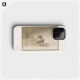 The Famous Martincho Places the Banderillas, Playing the Bull with the Movement of his Body - フランシスコ デ ゴヤ Phone Case.