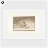 The Famous Martincho Places the Banderillas, Playing the Bull with the Movement of his Body - Francisco de Goya Poster.