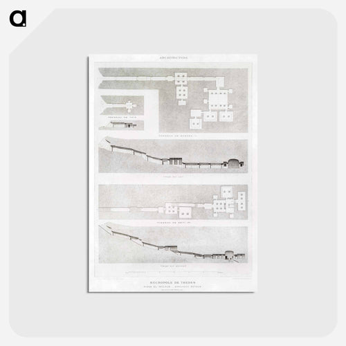 Theban Necropolis
 - エジプト美術史 Postcard.