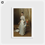 アートポストカード-Margaret Stuyvesant Rutherfurd White (Mrs. Henry White) - ジョン シンガー サージェント Postcard.