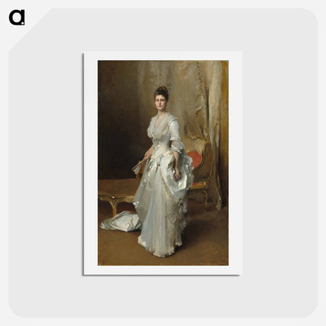 アートポストカード-Margaret Stuyvesant Rutherfurd White (Mrs. Henry White) - ジョン シンガー サージェント Postcard.