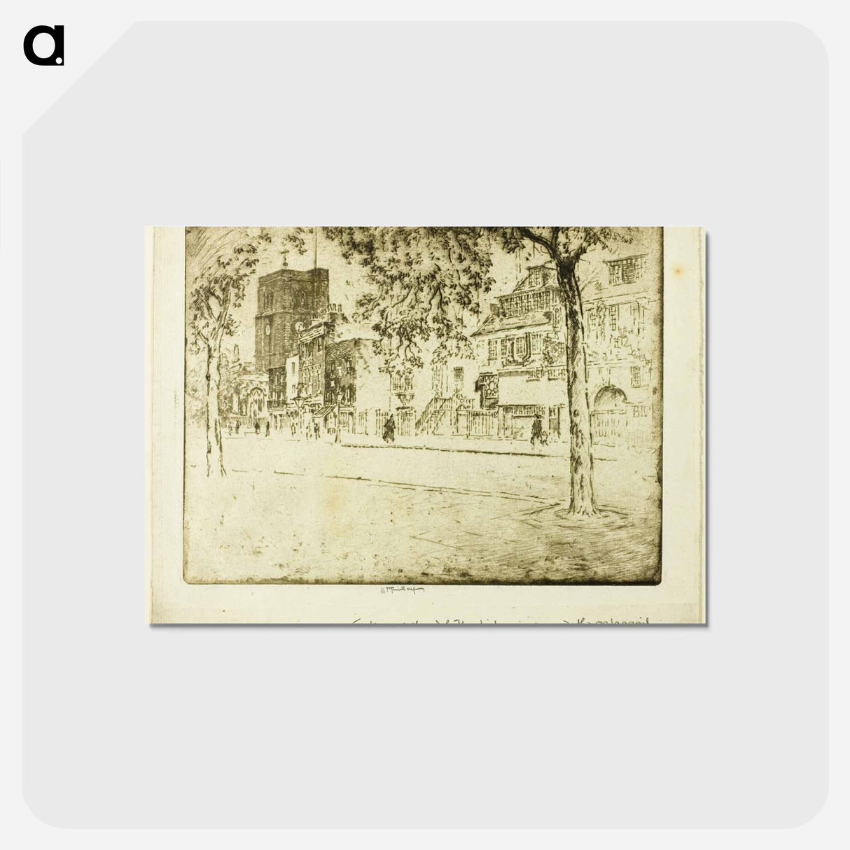 House Where Whistler Died
 - ジョセフ ペネル Postcard.