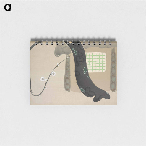 House from Momoyogusa–Flowers of a Hundred Generations - 神坂 雪佳 Memo.