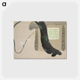 アートポストカード-House from Momoyogusa–Flowers of a Hundred Generations - 神坂 雪佳 Postcard.