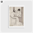 アートポストカード-The Coiffure - メアリー カサット Postcard.