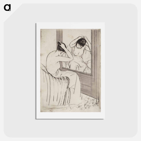 アートポストカード-The Coiffure - メアリー カサット Postcard.
