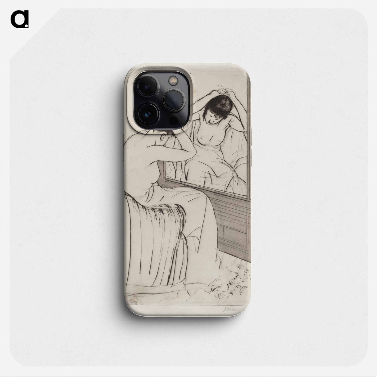 The Coiffure - メアリー カサット Phone Case.