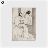 アートポストカード-The Coiffure - メアリー カサット Postcard.