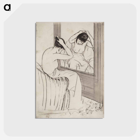 アートポストカード-The Coiffure - メアリー カサット Postcard.