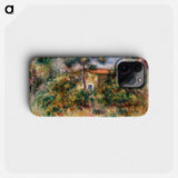 Farmhouse - Pierre Auguste Renoir Phone Case.