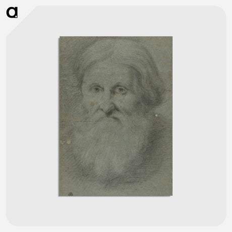 アートポストカード-Head of Menem Ben Israel - レンブラント ファン レイン Postcard.