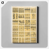 アートパネル-Nineteenth-Century Ornament Illustration
 - 装飾の文法 Canvas.