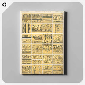 アートパネル-Nineteenth-Century Ornament Illustration
 - 装飾の文法 Canvas.