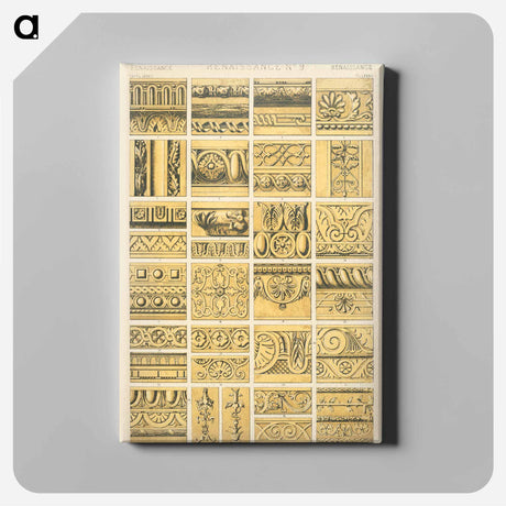 アートパネル-Nineteenth-Century Ornament Illustration
 - 装飾の文法 Canvas.