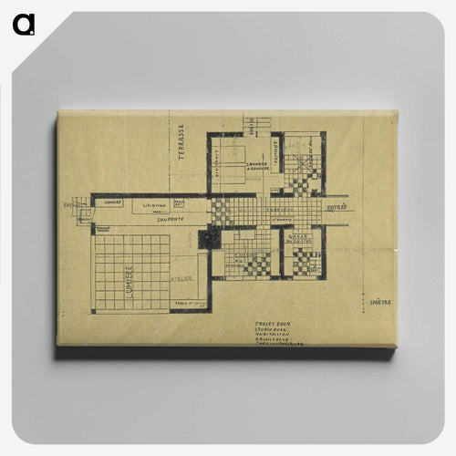 Project of house-studio - テオ ファン ドゥースブルフ Canvas.