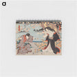 アートメモ帳-Actors Ichikawa Danjuro VIII and Ichikawa Kodanji IV in the Play Kagamiyama Kokyo no Nishikie
 - 歌川 国貞 Memo.