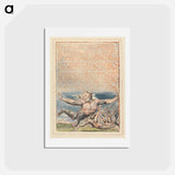 アートポストカード-Jerusalem, Plate 15, "And Hand & Hyle" - ウィリアム ブレイク Postcard.