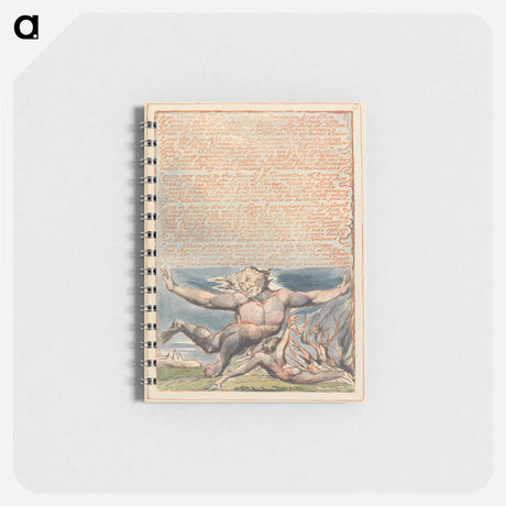 アートメモ帳-Jerusalem, Plate 15, "And Hand & Hyle" - ウィリアム ブレイク Memo.