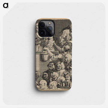 The Laughing Audience (or A Pleased Audience) - ウィリアム ホガース Phone Case.
