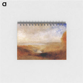 アートメモ帳-Landscape with a River and a Bay in the Background - ウィリアム ターナー Memo.