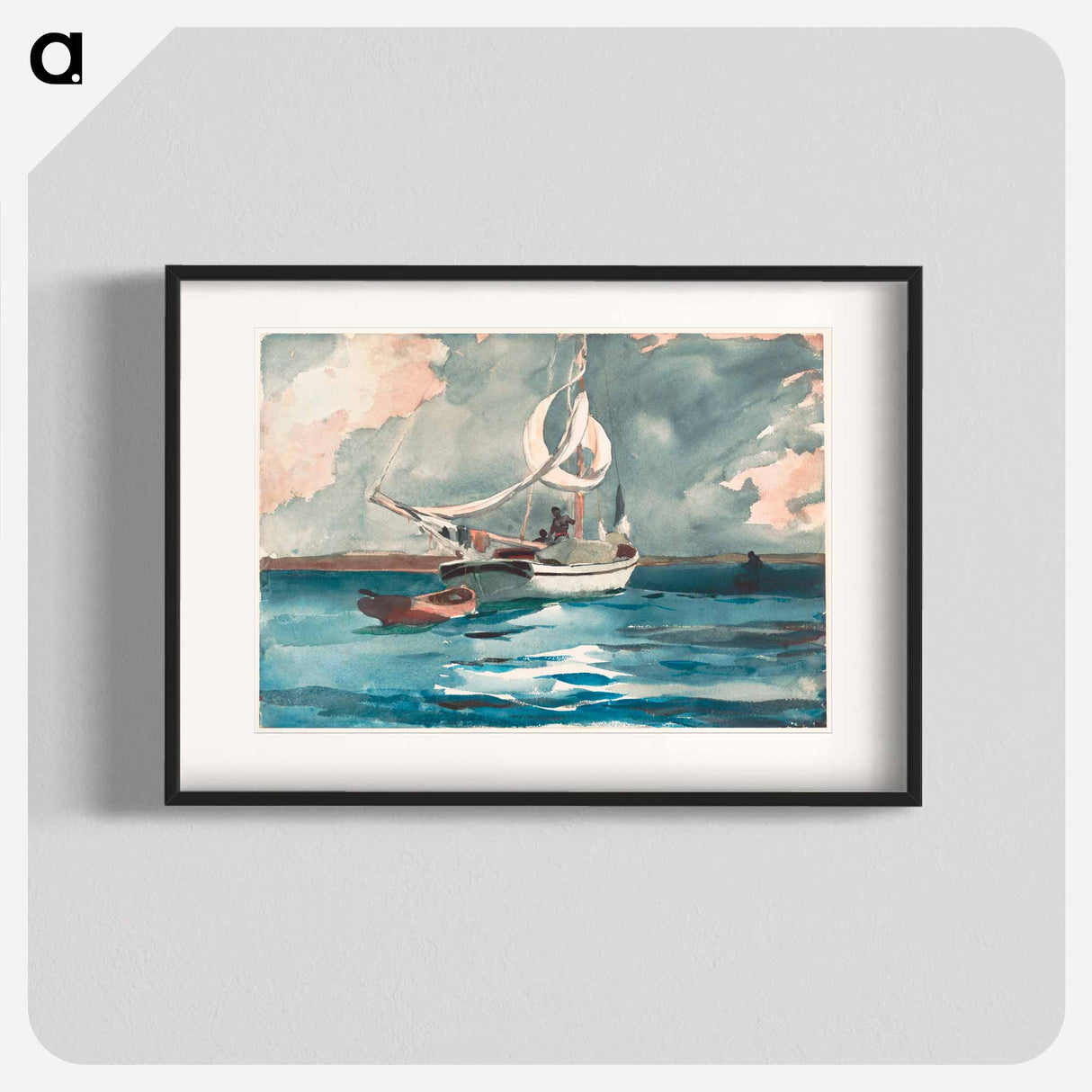 Sloop, Nassau - Winslow Homer Poster.