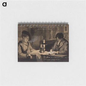 アートメモ帳-Julien alden weir ja albert edelfelt ateljeessa - アルバート エーデルフェルト Memo.