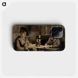 Julien alden weir ja albert edelfelt ateljeessa - アルバート エーデルフェルト Phone Case.