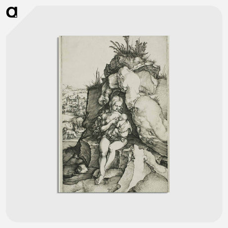 アートポストカード-The Penance of St. John Chrysostom - アルブレヒト デューラー Postcard.