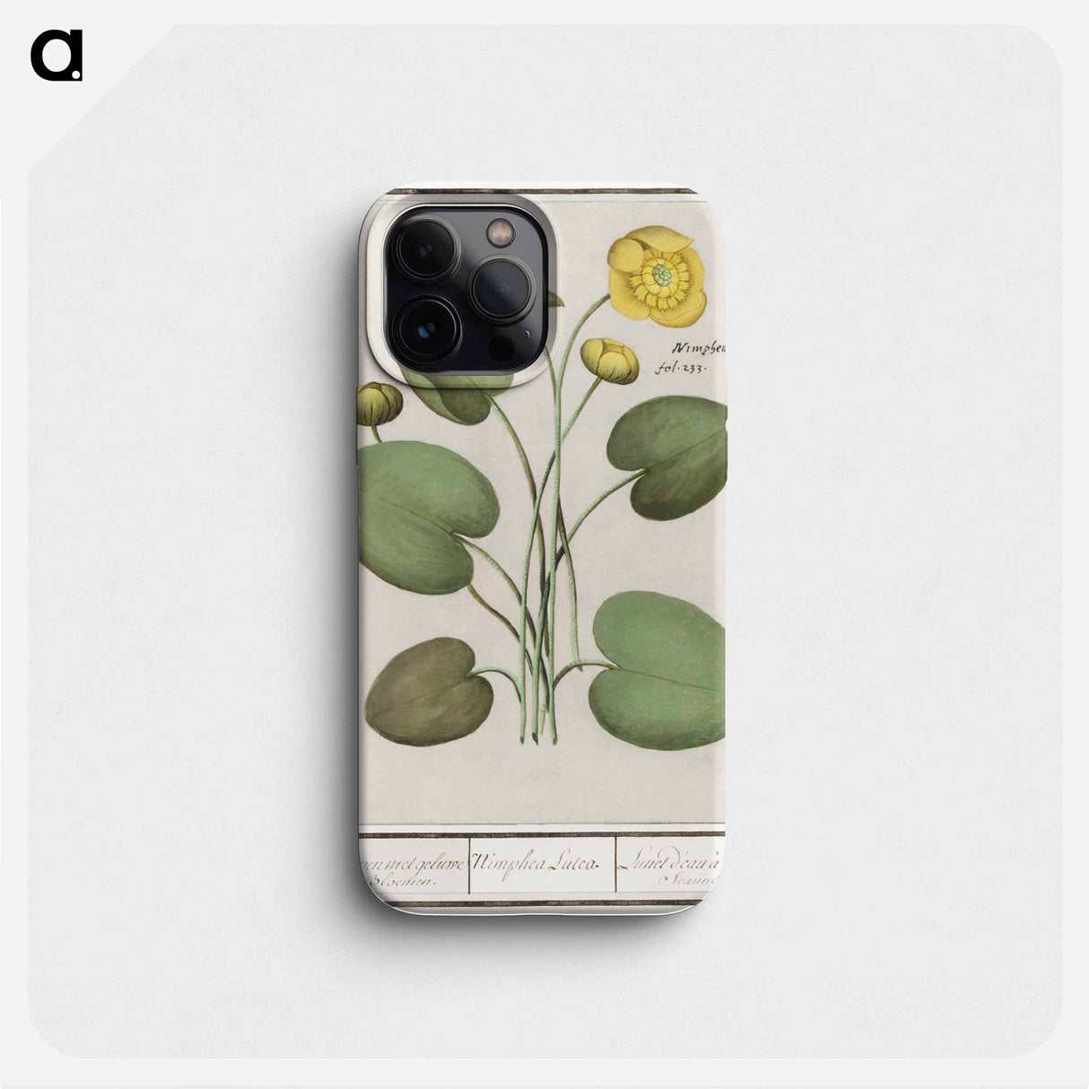 Yellow floppy - アンセルムス ボエティウス デ ブート Phone Case.