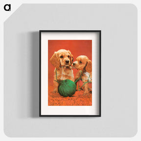アートポスター-Cocker Spaniels
 - ボストン公共図書館 Poster.