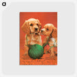 アートポストカード-Cocker Spaniels
 - ボストン公共図書館 Postcard.