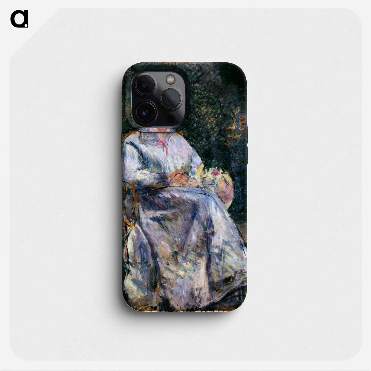 Julie Pissarro in the garden - カミーユ ピサロ Phone Case.