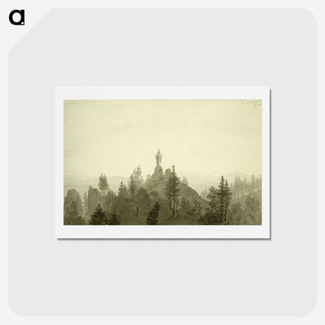 2-37_Caspar-David-Friedrich_hagaki